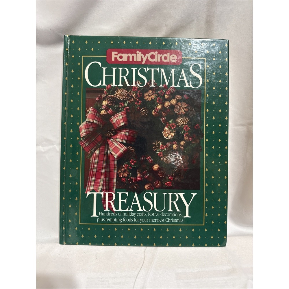 Family Circle Christmas Treasury Crafts Decor Recipes 1986